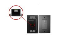 Sistema de sonido profesional con transmisor inalámbrico Dante para sala de conciertos con procesamiento DSP