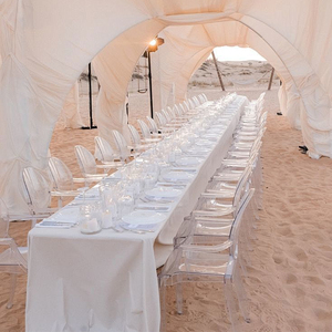 Mesas y Sillas Plegables de Hierro Modernas para Eventos al Aire Libre, Banquetes, Venta al Por Mayor, Diseño Personalizado - Product Image 5