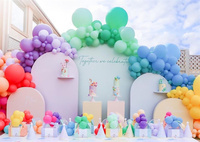 Fond de fête ensemble fond arc de fer couverture mariage élastique arc couverture