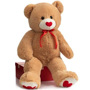 Poupée ours en peluche LK Factory Outlet peluche ours en peluche oreiller pour bébé poupée en peluche pour l'heure du coucher de la petite amie - Product Image 2
