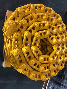 Chaîne de chenille en acier pour excavatrice en bon état, pièces de machines de construction durables, chenille de haute qualité, garantie 1 an, fabriqué en Chine - Product Image 4