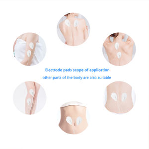 Almohadilla de electrodos autoadhesiva reutilizable de diez máquinas de repuesto, masajeador de pulso electrónico de Palma, almohadilla de electrodos para aliviar el dolor - Product Image 4