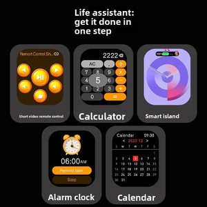 Reloj Inteligente Deportivo con NFC, Pantalla Cuadrada <span class=keywords><strong>de</strong></span> Silicona, Monitor <span class=keywords><strong>de</strong></span> Ritmo Cardíaco, Presión Arterial y Sueño, Resistente al Agua IP67, SDK, para Android - Product Image 3