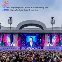 Système complet d'affichage LED 6m x 3m P2.6 P2.9 P3 P3.91 P4.81 Panneau 250x250mm IP65 SDK Écran LED extérieur pour magasin de détail