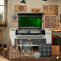 Découpeuse laser CO2 haute précision 7050, graveur laser 700x500mm pour acrylique, bois, cuir, MDF, pierre, papier, machine CNC refroidie par eau