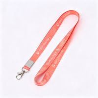 Lanière en polyester imprimée par sublimation, écologique, résistante à l'eau, durable, avec crochet métallique, pour badge d'étudiant, campus, école