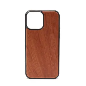 2022 New Wholesale Bamboo Phone Leather Card Phone Case Design