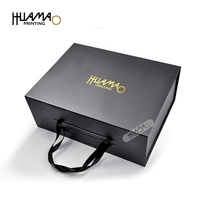 Eco-friendly Rigid Paper Box with Embossing & UV Coating Magnet Closure for Phone Covers Stickers Eyeshadow Packaging