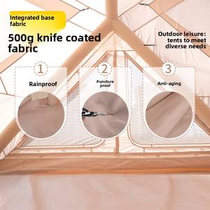 Tente <span class=keywords><strong>gonflable</strong></span> en forme de dôme ciel étoilé, glamping, <span class=keywords><strong>camping</strong></span> en plein air, voyages, séjours de nuit, grande capacité pour 10 personnes, imperméable, pas d'assemblage requis - Product Image 2