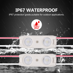 โมดูลไฟ LED กำลังสูง คุณภาพสูง DC12V มาตรฐาน IP67 แสงวอร์มไวท์ พร้อมเลนส์ สำหรับป้ายโฆษณา - Product Image 5