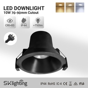 Plafonnier 8W SAA 3CCT ip44 étanche Anti-éblouissement encastré dimmableTrimless <span class=keywords><strong>Spot</strong></span> Down light Room Lights COB LED Downlight lampe - Product Image 5