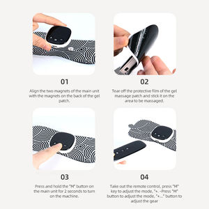 Mesin puluhan terapi <span class=keywords><strong>Digital</strong></span> portabel pintar, penghilang nyeri menstruasi, pijat intensitas 20 mode Ems Mini nirkabel - Product Image 6