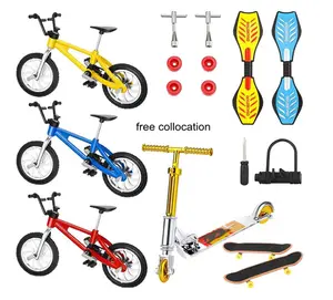 High Simulation Alloy Mini Fingers pielzeug Set Scooter Bikes Skates Finger Skateboards Sets mit Ersatz rädern und Werkzeugen