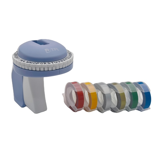 Dymo Delta 3D Embossing Label Printer Home Note Machine Manual Hammering & Cutting 3D Embossing Label Printer in Stock