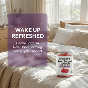 Gomitas Masticables para Aliviar la Ansiedad Rápidamente, Gomitas con Melatonina para Dormir, Gomitas con Melatonina para Despertar Fresco - Product Image 4