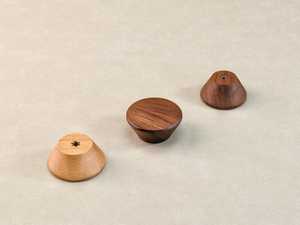 Wooden Door Knobs Elegant Natural Wood Cabinet Knobs for Furniture Hardware <b>Kitchen</b> <b>Storage</b> <b>Units</b> Wardrobes and Luxury Interiors - Product Image 2