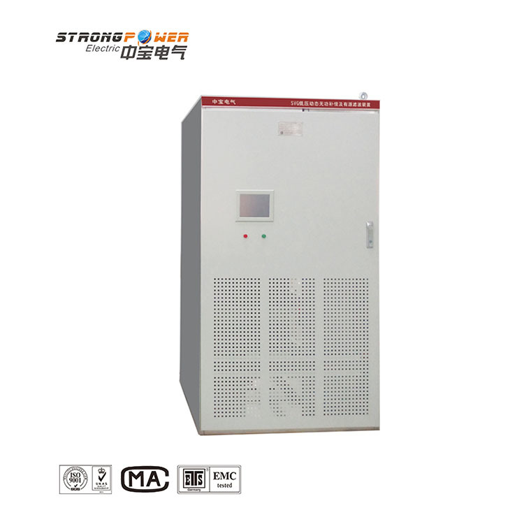 Power factor correction power distribution svg panel static var generator