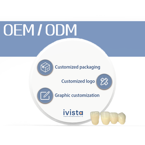 Blocco di <span class=keywords><strong>Zirconia</strong></span> Dentale Ivista 5D-ML di Alta Qualità a Basso Costo con Traslucenza 40%-49% per Sistema CAD/CAM - Product Image 4