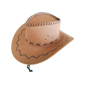 Chapeau promotionnel pour la fête <span class=keywords><strong>américain</strong></span> Prairie chapeau haut de forme homme femmes fête plage équitation personnalisé imprimé large bord <span class=keywords><strong>ouest</strong></span> chapeau de Cowboy - Product Image 5
