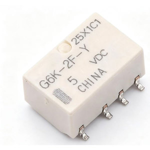 Relés de Señal G6K-2F-Y-5V Originales de 5V 1A, Dos Conjuntos de Conmutación: 2C (DPDT) SMD, 10x6.5mm, hasta 2 Amperios, RoHS - Product Image 1
