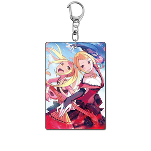 Re:Zero - Vita in un <span class=keywords><strong>altro</strong></span> <span class=keywords><strong>mondo</strong></span>: Portachiavi carino di Ram e Rem, Portachiavi di Emilia e Beatrice, Etichetta per borsa di Natsuki, Accessori Cos Baji, Regali - Product Image 3