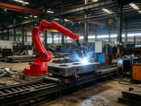 Bras robotisé de précision à 6 axes avec moteur PLC, capacité de charge de 25 kg, portée de 1803 mm pour la palettisation/le soudage/le préparation des machines/le revêtement