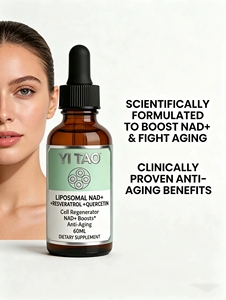 NAD+ Liposomal con Resveratrol y Quercetina, Suplemento Dietético de 60 ml, Apoya el Antienvejecimiento, la Salud de la Piel y los Músculos, Regenerador Celular - Product Image 3