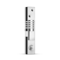 Accouplement flexible usiné CNC sur mesure en aluminium poli pour équipement d'automatisation industrielle