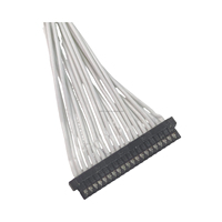 Harnais de câblage personnalisé Linksunet HRS Original 0.8mm Pitch DF52-20P-0.8C+DF52-2832PCF+UL1571-28AWG OD0.6MM
