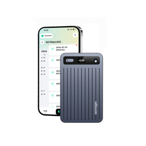 Ultra Slim 64GB ai ghi chú ghi âm giọng nói W/trường hợp ai thông minh kỹ thuật số ghi âm với ứng dụng ghi âm từ tính cho các cuộc họp - Product Image 1