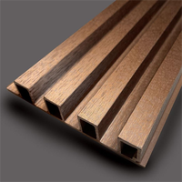 Panneau mural en bois à grain 3d, revêtement en bois et plastique, panneaux de plafond de terrasse composites, vente en gros