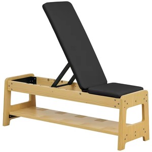 Panca con manubrio in legno regolabile e dispositivo di assistenza per la casa per il Fitness per gli uomini e le donne volano con sedia da Pess - Product Image 2