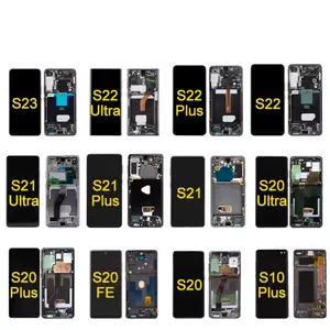 Orig Voor Samsung Galaxy S23 Lcd Touchscreen Digitizer S23 Plus Lcd Vervangen Voor Samsung S23 Ultra Lcd Met Dots En Lijnen