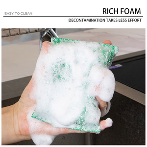 <span class=keywords><strong>Éponge</strong></span> de cuisine puissante en argent avec forte absorption d'eau et <span class=keywords><strong>action</strong></span> moussante pour le nettoyage des taches - Product Image 3