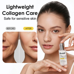 Creme de Colágeno Vegano Natural de Dupla Textura OEM ODM em Sérum, Conjunto de Cuidados com a Pele para Preenchimento de Rugas e Aumento da Elasticidade - Product Image 6