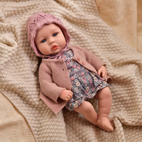 Poupées réalistes de 18 pouces, mignonnes, avec fonction musicale, bébés en silicone, poupées reborn, jouets pour filles