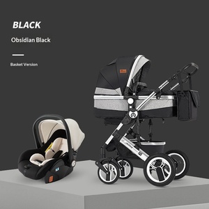 Cochecito de Bebé Cuatro en Uno, Tres en Uno, Asiento de Seguridad Bidireccional para Recién Nacidos, Asiento de Coche Tipo Cesta, Marco de Aleación de Aluminio, Capacidad de Carga de 15 kg - Product Image 6