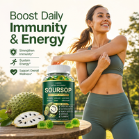 Complément Alimentaire Gommes de Corossol 60 Unités Mélange Herbal 20-en-1 avec Mousse de Mer Ashwagandha Huile de Nigelle Curcuma