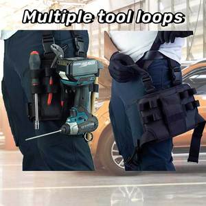 Nouveau design pochette à outils magnétique multi-poches Portable Lightweigjht réparation électricien charpentier Construction jambe sac à outils - Product Image 2