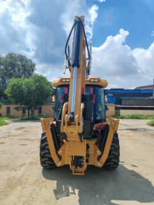 Tracteurs JCB 3cx 4cx d'occasion Mini chargeuse-pelleteuse Caterpillar 420F 416F 420E 416E Mini chargeur frontal bon marché - Product Image 6