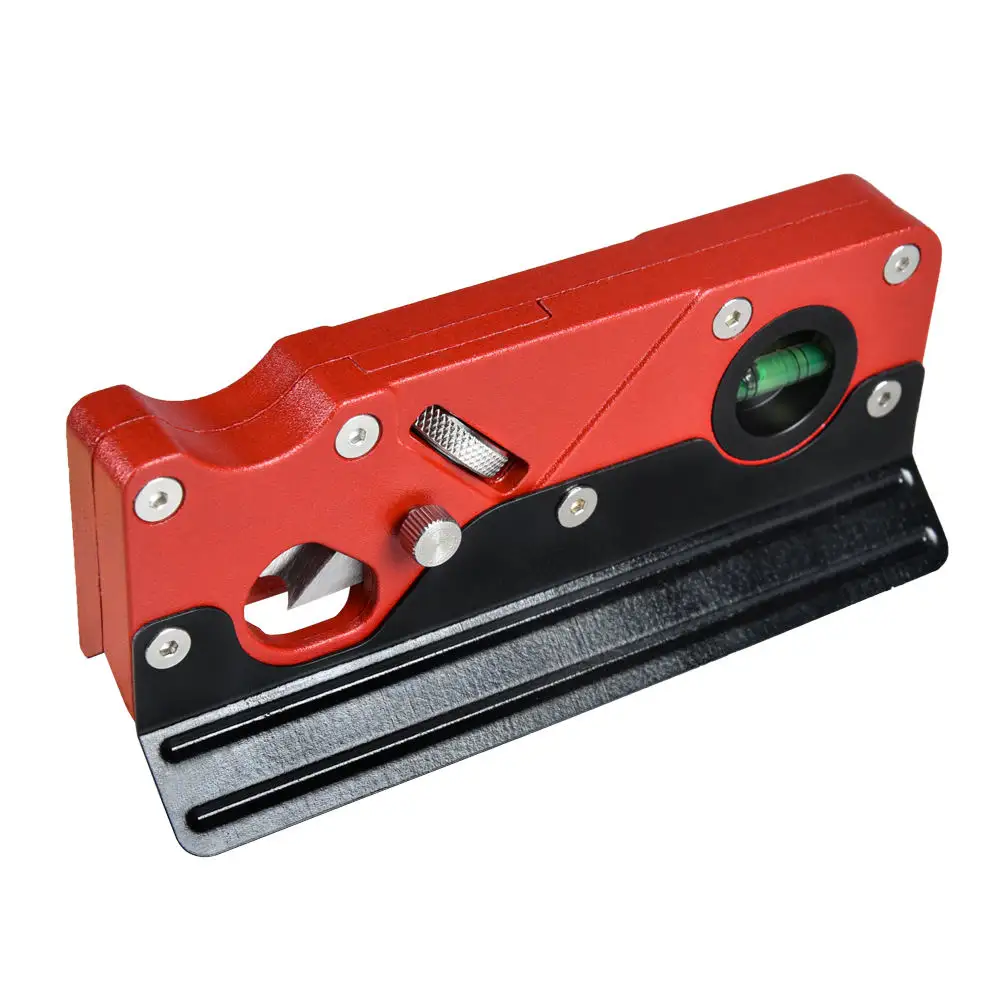 Aluminum alloy smoothing chamfer plane hand tool for woodworking