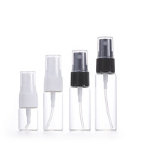 Flacon pulvérisateur de parfum miniature de voyage en gros, 5 ml, 10 ml, 15 ml, 20 ml, flacon en verre rechargeable vide, pulvérisateur à pompe, sérigraphie