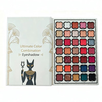 Catwoman Five-Page Eye Shadow Book Poudre à paupières, Fard à lèvres gelée, Blush et Crème à sourcils, Fini naturel et lisse, Multi-usage