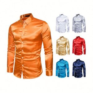 Design Customized Print Cotton Long Sleeve Shirt High Quality Square Collar Street Clothing Spring Work Shirt - Product Image 1