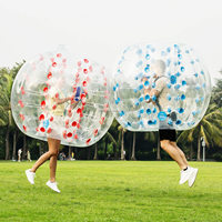 Combinaison de ballon pare-chocs Body Zorb avec points colorés, arène gonflable Wodesid pour ballon à bulles corporelles, ballon de combat Body Soccer