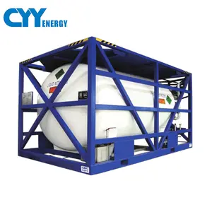 10ft Cryogenic ต่างประเทศ ISO คอนเทนเนอร์สำหรับ LOX LIN LAR LCO2 LNG