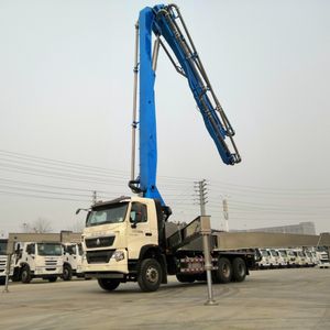 Pompe à béton professionnelle JIUHE pour travaux de construction lourde, placement de ciment, Chine, 30m, 38m, 47m, 52m, camion pompe à béton - Product Image 5