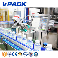 Machine de codage laser CO2 pour bouteilles PET, facile à utiliser, pour la ligne de production, imprimante de date pour bouteilles d'eau en plastique