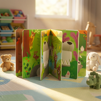Livres cartonnés pour enfants, format personnalisé, couleur, lecture d'images pour bébés, apprentissage, couverture rigide, reliure parfaite, plastification pour l'impression