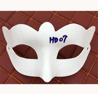 Masques en Styrène Blanc Décoratif pour Fête Masculine Masculine Masculine Masculine Masculine Masculine Masculine Masques Masques pour Fête DIY